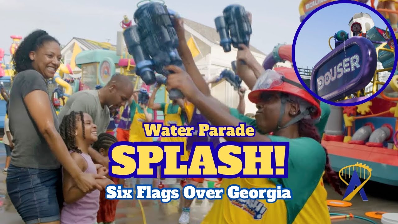 SPLASH! Water Parade from Six Flags Over Georgia & Hurricane