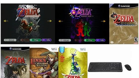 Playing 6 Zelda games Keyboard and mouse Dolphin emulator 2020