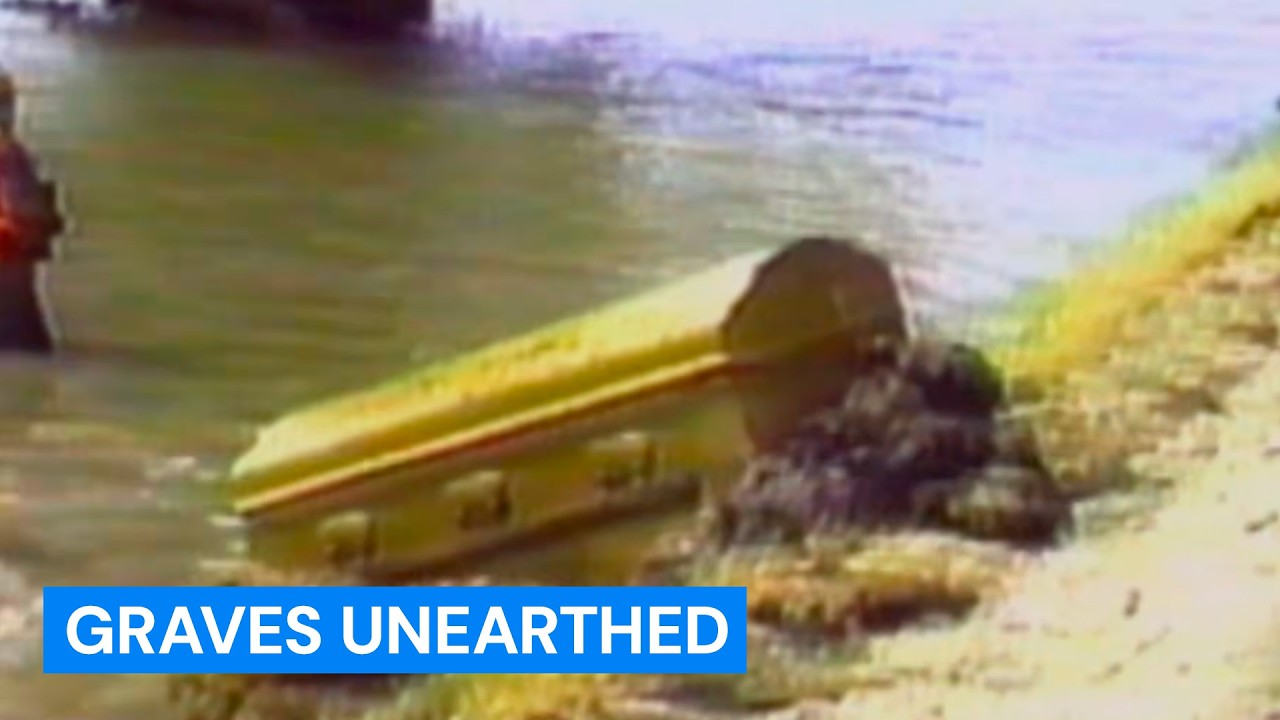 Documentary backdrop image for Hardin Cemetery Secrets: The Flood That Unearthed the Dead (2026)