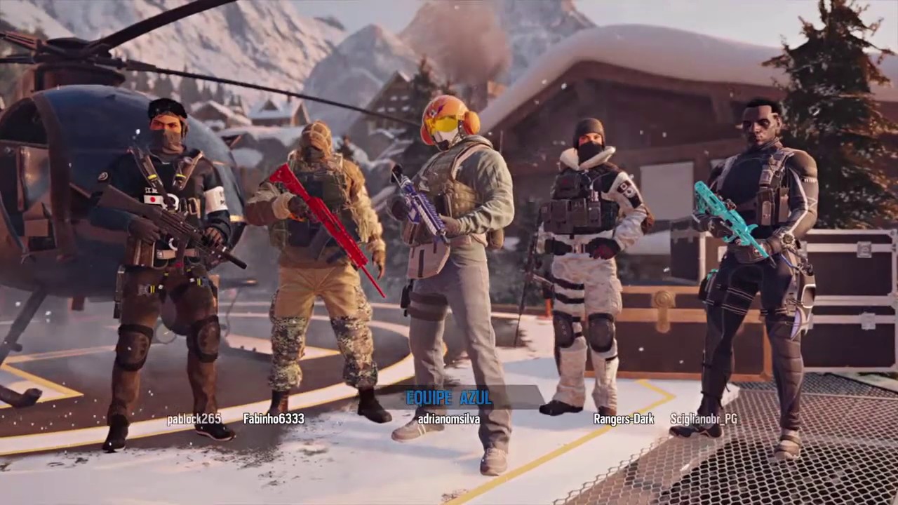 Rainbow 6 - Dando aula pro Rafinha