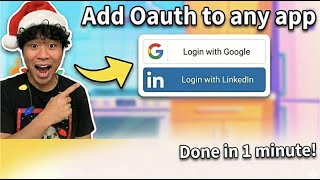 Insforge Tutorial: Add Google/Linkedin Authentication to Your No-Code App