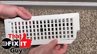 If You Have These Replace Them ASAP!...Easy and Affordable Floor Register Replacements!