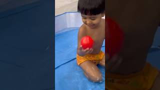 Pool fun time with Zayan 🏊‍♂️💦😍|#youtubeshorts #ytshorts #babyshorts #viral #shortvideo