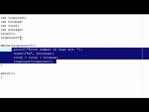 C Programming Tutorial   6   While Loops www learnerstv com