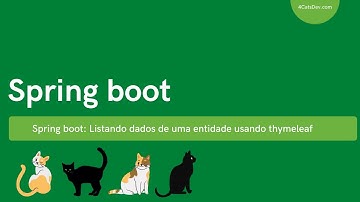 Spring Boot - Aula 06: Listando dados de uma entidade usando thymeleaf