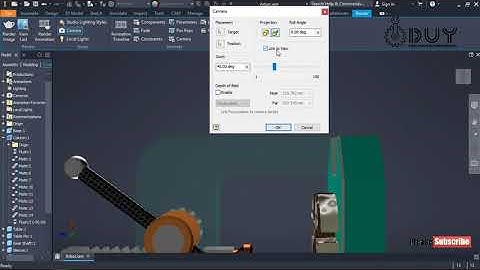 Camera Inventor Cách Đặt Camera Trong Inventor Render Videos Inventor