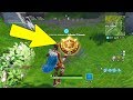 Fortnite Giant Rock Man Crowned Tomato And An Encircled Tree