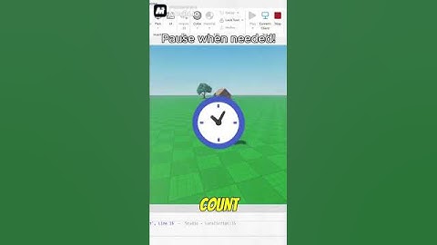Make a Countdown Timer in 15 Seconds in roblox studio! ⏳ #Roblox #shorts