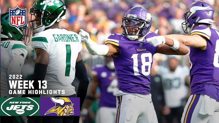 New York Jets vs. Minnesota Vikings | 2022 Week 13 Game Highlights