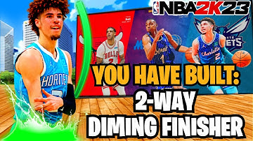BEST 2-WAY DIMING FINISHER BUILD: RARE ALL AROUND DEMIGOD BUILD | NBA 2K23 NEXT GEN