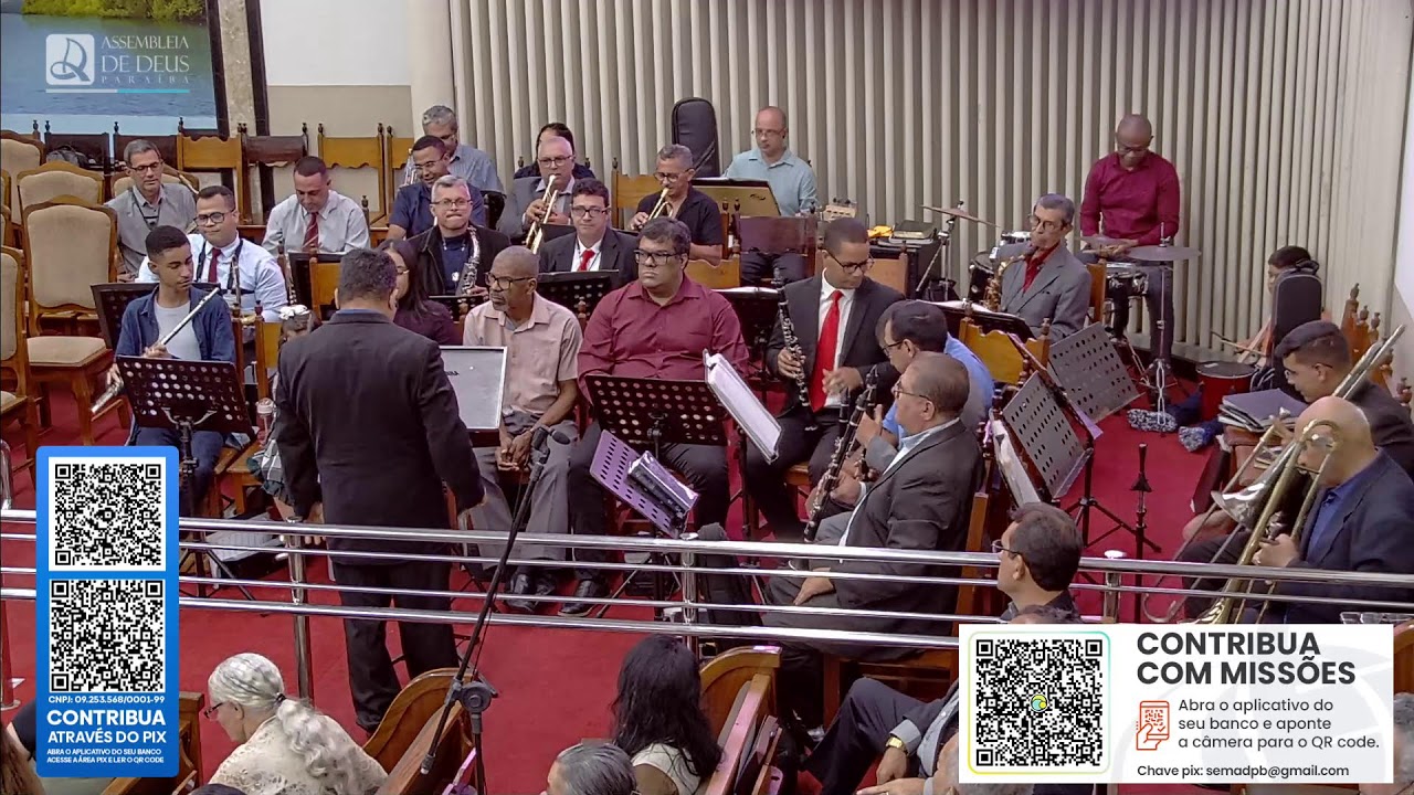 Culto ao vivo AD Templo Central-PB | 08-02-2026