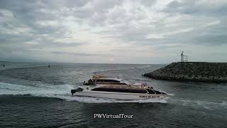 Sanur Harbour Aerial Video
