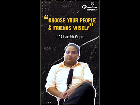 Choose People Wisely | CA Harshit Gupta on Success | Chartered Accountant | Your Circle Good Company