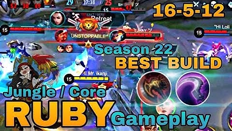 CORE RUBY BEST BUILD 2021 | ikanji Speed demon RUBY | MOBILE LEGENDS✓