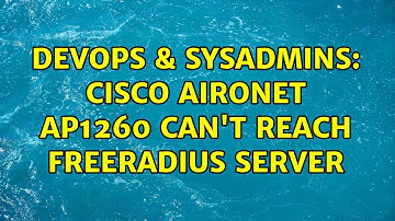 DevOps & SysAdmins: Cisco Aironet AP1260 can