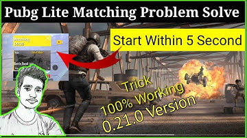Pubg Mobile Lite Matching Problem Fix | Pubg Mobile Lite Match Maching Problem Fix Kaise Kare |