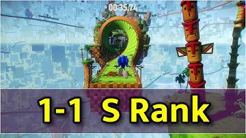 Sonic Frontiers - Cyberspace 1-1 (4K 60FPS) S Rank