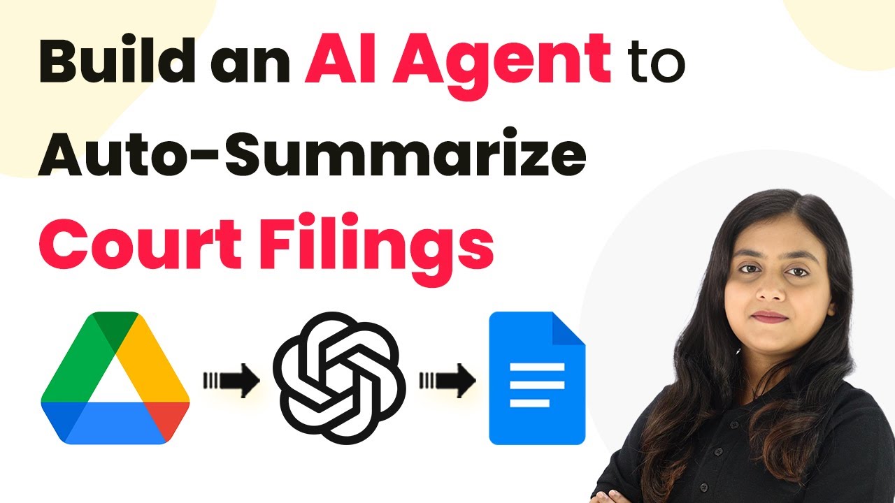 How to Build an AI Agent to Auto-Summarize Court Filings