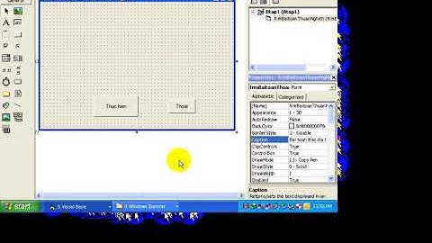 .0BÀI TẬP 1:HƯỚNG DẪN SỬ DỤNG Visual studio 6.0