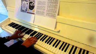 Video thumbnail of "Beck: Song Reader - The Wolf Is On The Hill for solo piano"