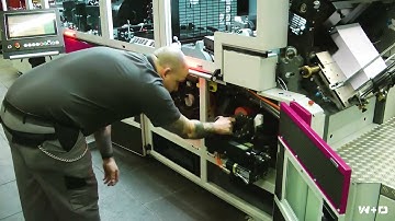 NEW W+D 628BC with new inline HD servo 2/1 flexo printers - 900 EPM