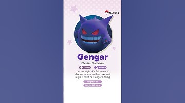 #Pokémon Animated Pokédex No.0094 " #Gengar "