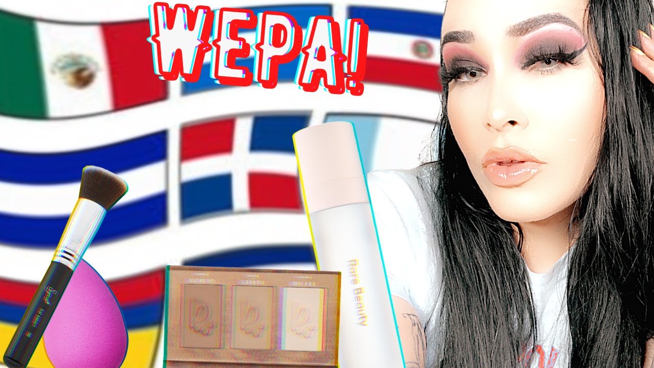 FULL FACE OF HISPANIC OWNED BEAUTY BRANDS Makeup Tutorial | Hispanic Heritage Month Rare Beauty...