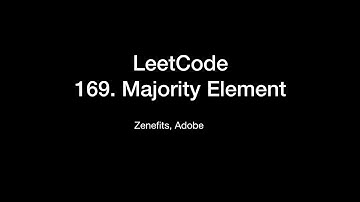 【LeetCode习题讲解】 169. Majority Element