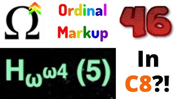 Ordinal Markup Episode 46: w^(w4) in Challenge 8?!