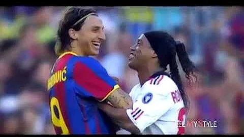 Ronaldinho vs Zlatan Ibrahimovic   Best Goals Battle   HD
