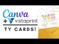 How To Create Thank You Cards In Canva - Easy guide to getting PERFECT cards every time.