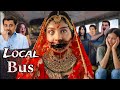 I did *GHOST* Bride Makeup in *Public* BUS 💀 *Shocking Reaction* 😰 OMG 😱 image