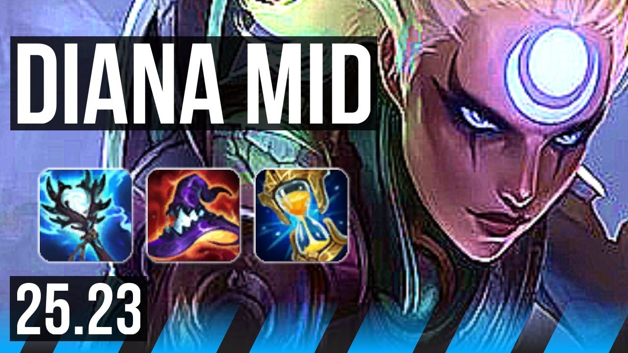 DIANA vs ZED (MID) | KR Diamond | 25.23