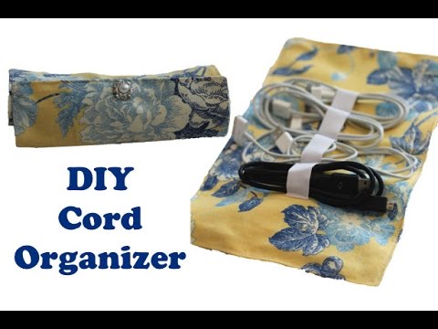 Sew a cable organizer yourself: DIY tutorial - Makerist