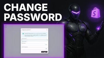 How to Change Shopify Admin Account Password (2026) | Quick Reset