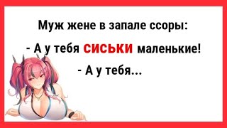 У тебя Сиcьки маленькие! Сборник Свежих Анекдотов! Юмор!