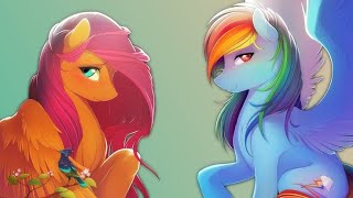 MLP FIM Rainbow Dash🌈X Fluttershy🌼 Tribute- Brave