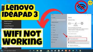 lenovo ideapad 3 wifi not working windows 11 fixed