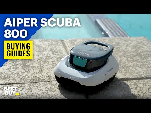 Беспроводной робот-пылесос для бассейна Aiper Scuba 800 (для дна), видео 1