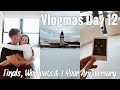 Day In My Life Vlog: Finals + Workouts + One Year Anniversary | Vlogmas Day 12