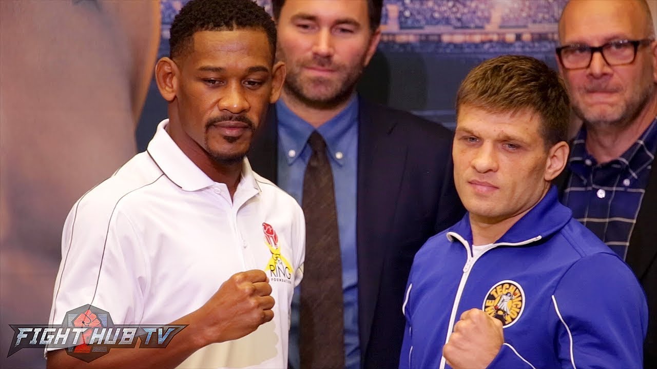 alberto machado - andrew cancio DANIEL JACOBS VS. SERGIY DEREVYANCHENKO - FULL FINAL PRESS CONFERENCE & FACE OFF VIDEO