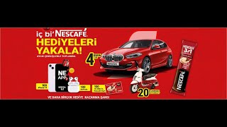 NESCAFÉ 3ü1 Arada paketini BMW 118i ile değiştirmek istiyorsan şansını dene 🍀