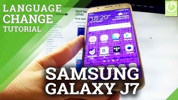 How to Change Language in SAMSUNG Galaxy J7 (2016)
