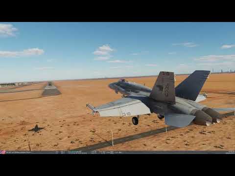 DCS F/A-18C Landing in Dubai
