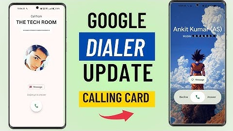 Google Phone Dialer New Update 2025 | All new feature | Calling Card feature | how to get new update