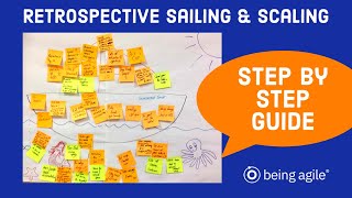Agile Retrospective Sailboat - how to Play Retro Sailing & Scaling - Example - Conference Workshop