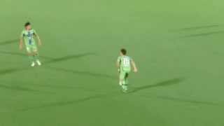 2014Ｊ2第30節：湘南ー松本、前半湘南CKからのチャンスも決めきれず（２）