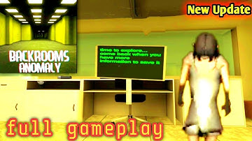 Backrooms Anomaly Horror Game Full Gameplay | New Update
