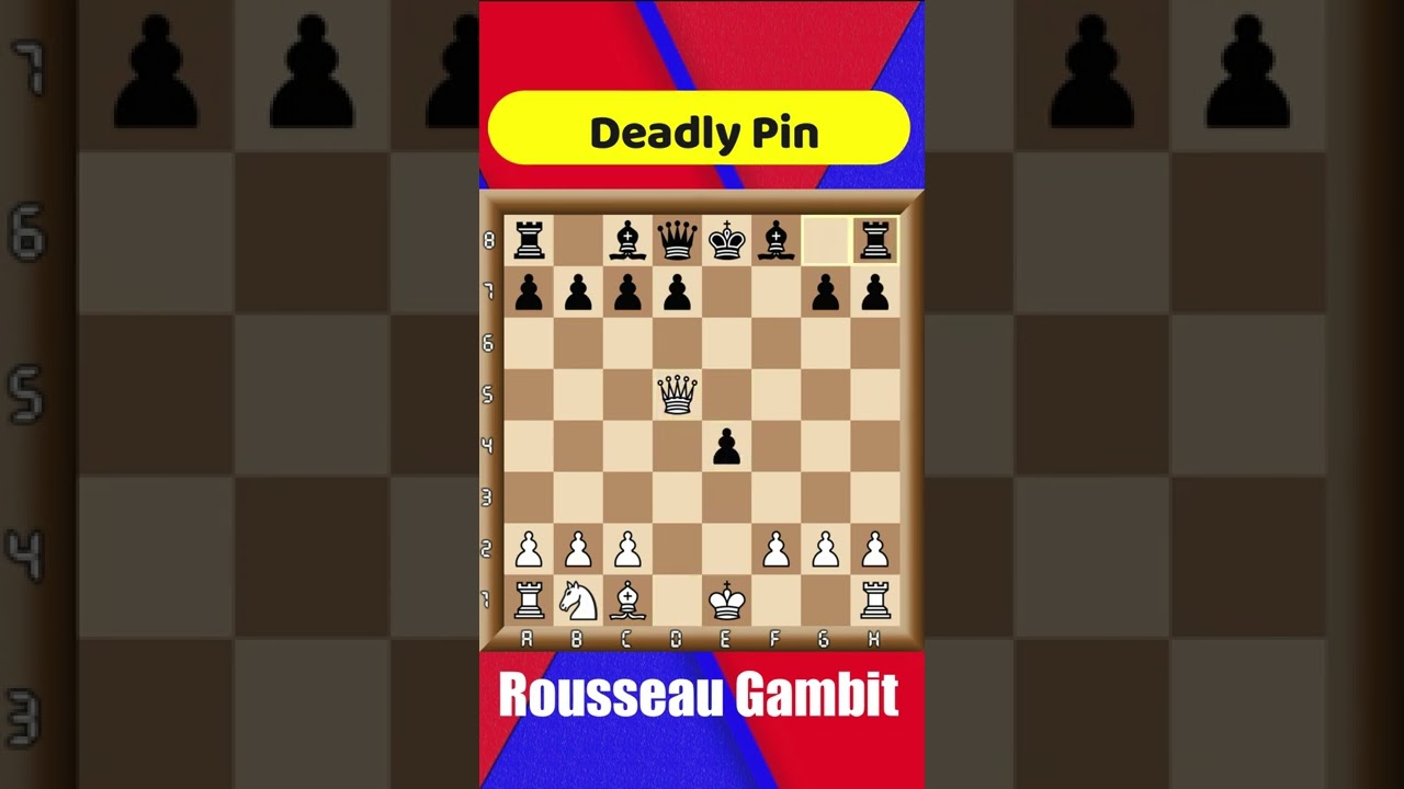 GAMBITO ROUSSEAU NA ITALIANA CUIDADO #Shorts #Xadrez #Chess