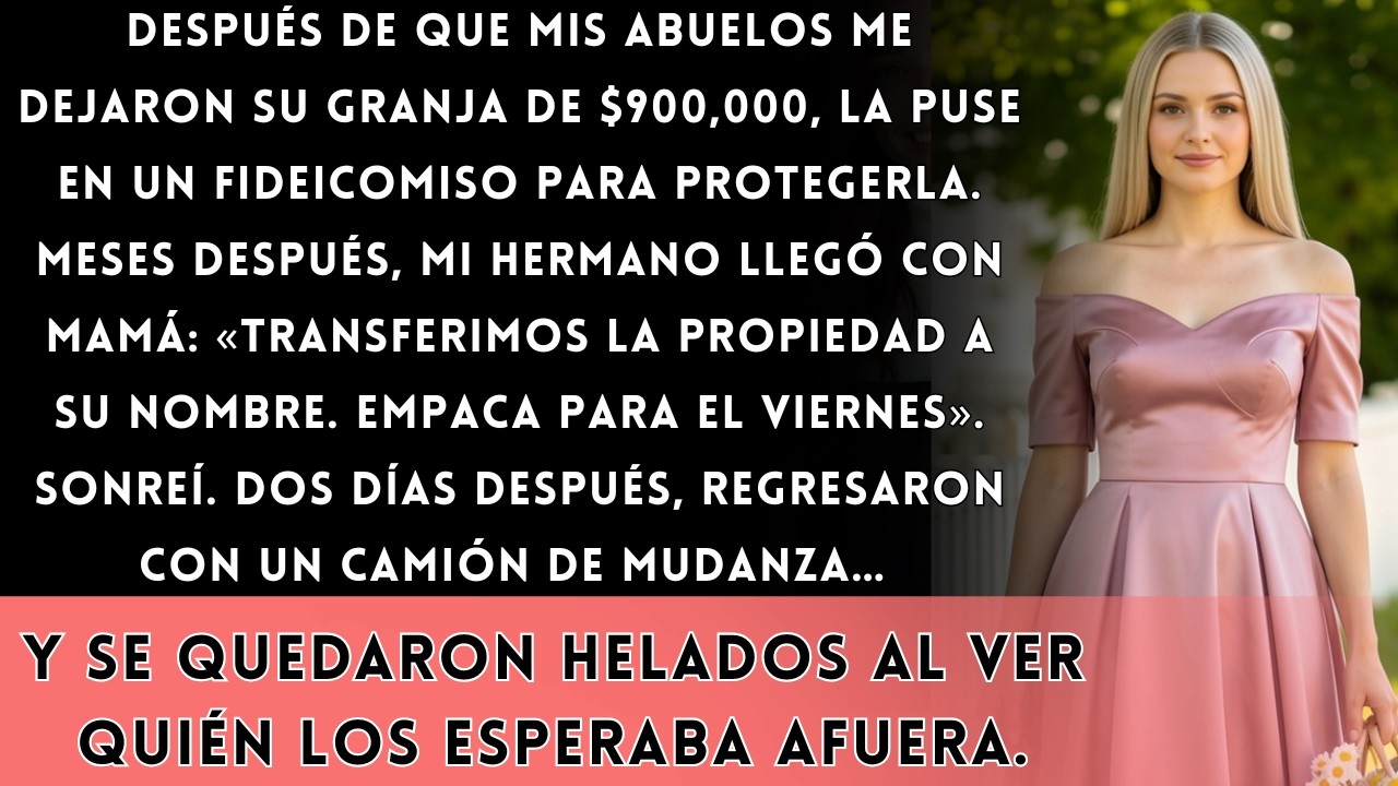 Mi madre ni siquiera levantó la vista cuando me dijo que tenía hasta el viernes para sacar mis cosas de casa. “Lo siento, Noelia, pero tu padre y yo lo hemos hablado. Mario se queda con la finca”....